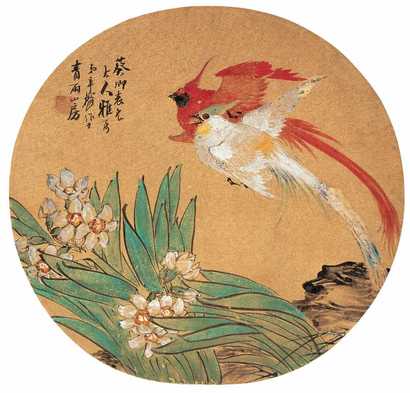辛樾 花鸟